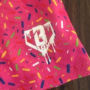 Baseball 101 pink ice cream shorts